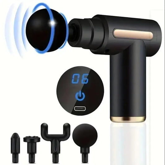 Mini Pistola de Massagem Muscular Protable Body Massager Massageador de percussão portátil profundo para corpo de costas e pescoço perna