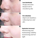 Máscara Facial de Lama com Carvão Vegetal de Bambu 60g, Carbono Ativo, Limpeza Profunda, Purificante, Remove Cravos, Removedor de Cravos de Morango