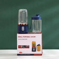 Liquidificador Portátil de Suco Usb Recarregável, Máquina de Copo de Suco com 6 Lâminas, Liquidificador Automático de Smoothie de Frutas