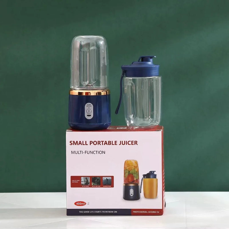 Liquidificador Portátil de Suco Usb Recarregável, Máquina de Copo de Suco com 6 Lâminas, Liquidificador Automático de Smoothie de Frutas