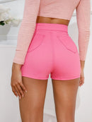 Mulheres Sexy Skinny High Stretch Shorts Finos 2023 Shorts Femininos de Verão Moda Slim Fit Hip Short Jeans S-3XL Casual Bottoms Pop