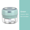 Mini triturador de alho elétrico sem fio 100ml / 250ml Picador portátil Carregamento USB Gengibre Pimentão Máquina de espremer vegetais Cozinha