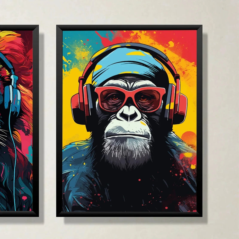 Conjunto moderno de 3 jogos Graffiti Wall Art Canvas Filho Irmão Presente Pintura Gamer Posters para sala de estar Meninos Quarto Home Decor