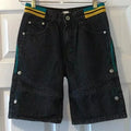 Moda americana 2025 Southpole New Y2k Branco Homens Estampado Jeans Gótico Retro Calças Soltas Calças Largas Casuais de Rua Calça Jeans Casal