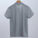 Camiseta Polo Masculina de Manga Curta Em Branco Branco Camisas de Colarinho Preto Camiseta Casual Roupas de Verão Para Homens Camisetas Polos Pour Hommes