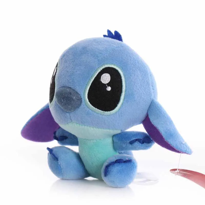 4/8 polegadas Disney Cartoon Blue Pink Stitch Bonecos de Pelúcia Anime Brinquedos Lilo e Stitch Stich Pelúcia Brinquedos de Pelúcia Presentes de Natal para Crianças
