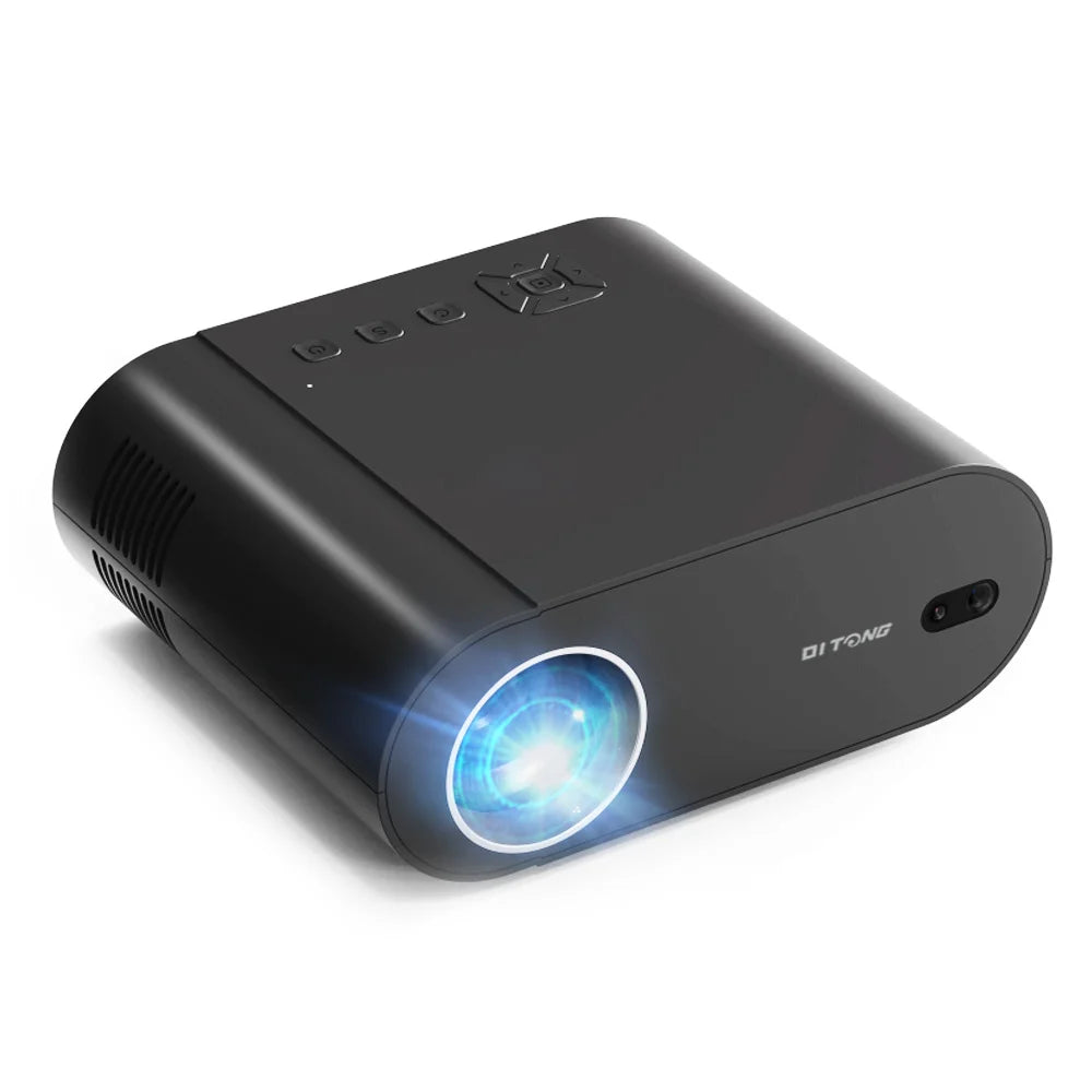 DITONG proyector 4k projetor led 1080p Android com Dual WiFi 6 e Bluetooth AutoFocus Home Theater HD Native smart home
