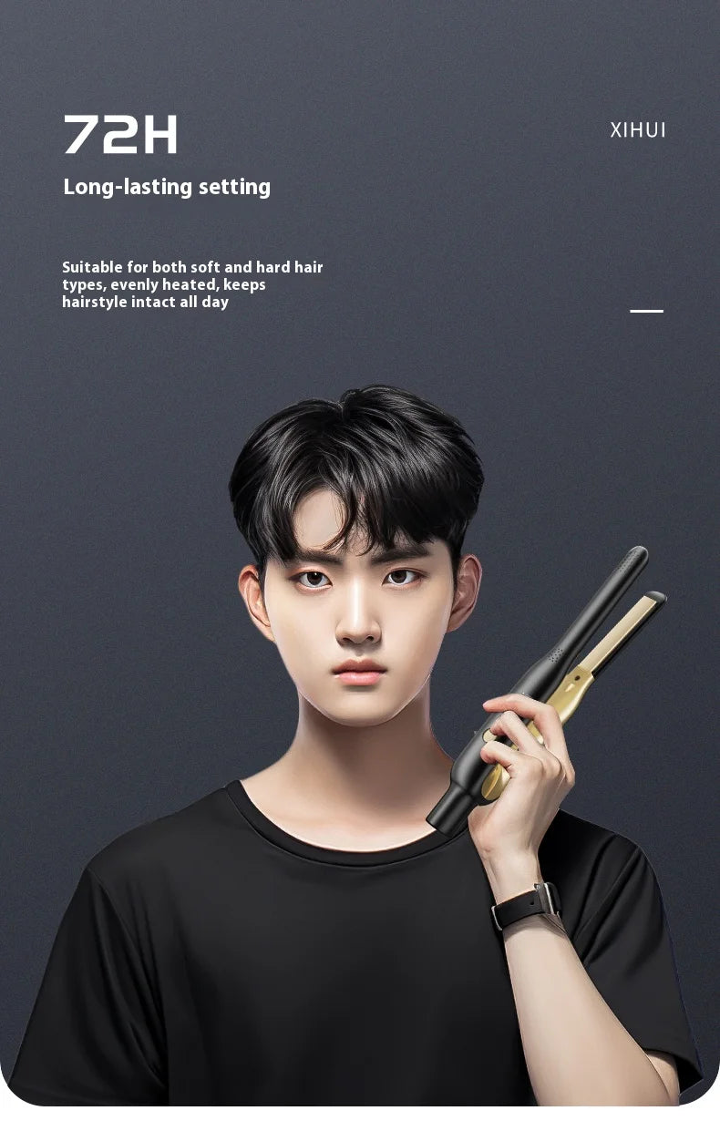 Mini Chapinha e Modelador 2 em 1 - Cerâmica, Aquecimento Rápido 140-220°C - Prancha Portátil para Cabelos Curtos e Viagens