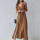 Verão Mulheres Backless Floral Vestido Impresso, Vestidos Longos, Roupas Femininas, Vestido Feminino, Vestidos de Praia Femininos, Mulheres Sexy Traje Mulheres