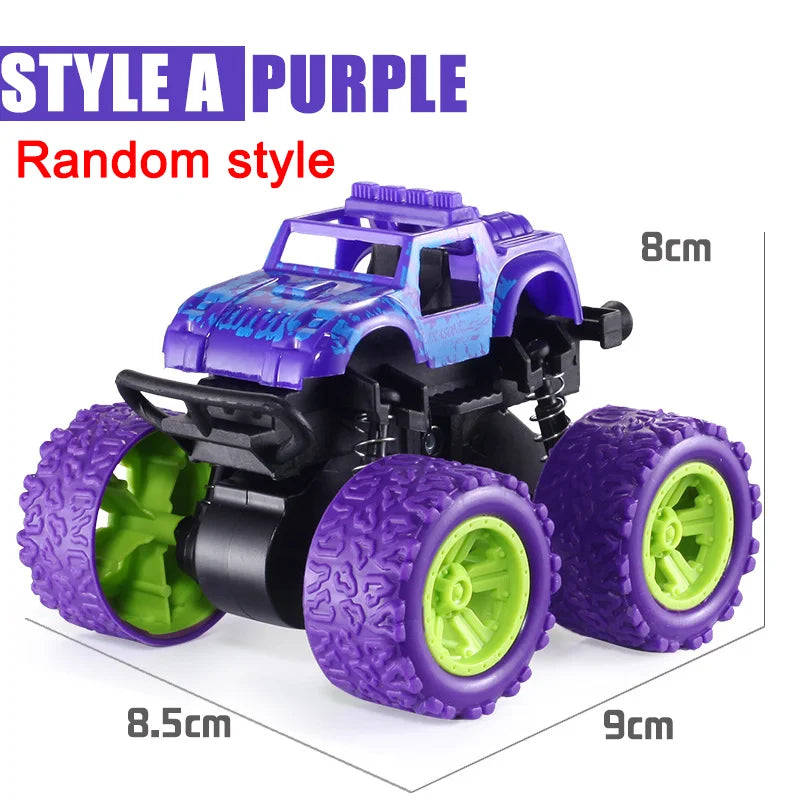 Puxe para trás o carro de brinquedo Rotação inercial do carro Veículo off-road com tração nas quatro rodas SUV Racing Power Car Toy CarGift para crianças