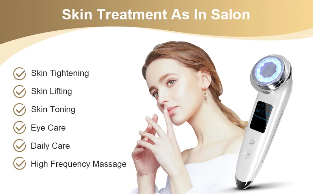 Dispositivo de Lifting Facial com Microcorrente