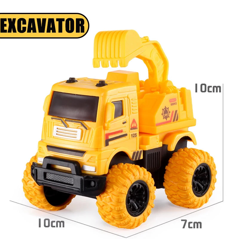 Puxe para trás o carro de brinquedo Rotação inercial do carro Veículo off-road com tração nas quatro rodas SUV Racing Power Car Toy CarGift para crianças