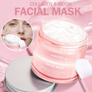 Máscara de Colágeno Peel-off Hidratação Profunda Cuidados Noturnos Hidratante e Suavizante Reduz Rugas Firmadora e Lifting Não Oleosa Para Todos os Tipos de Pele