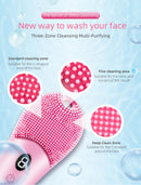 Escova Facial Ultrassônica Elétrica 9 Velocidades, Limpador de Pele Sônica com Vibração de Alta Frequência, Rosto de Silicone Recarregável