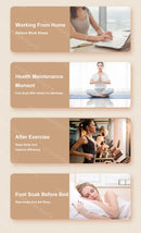 Banheira de Pés com Massagem Totalmente Automática, Aquecimento, Dobrável, Temperatura Constante, Lavagem de Pés, Alívio de Pressão, Massageador Relaxante, Spa