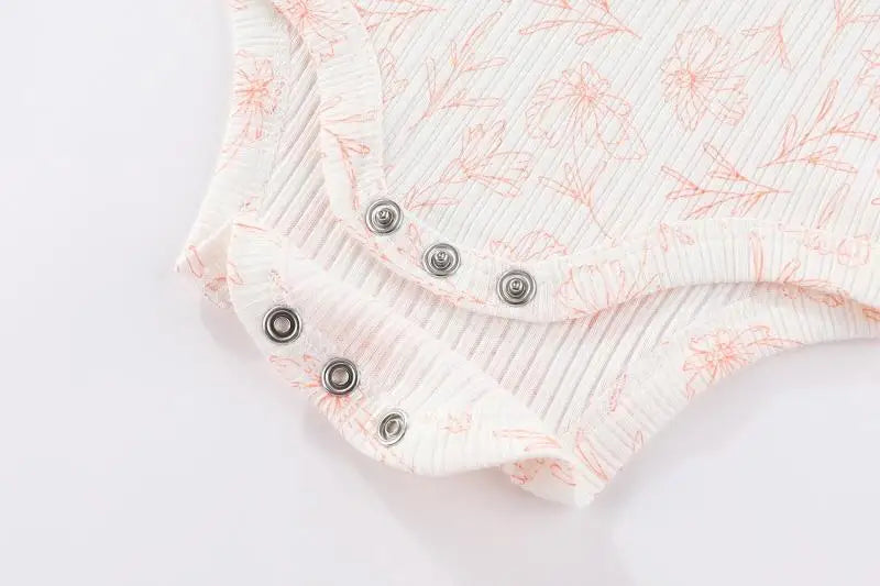 Kiddiezoom 5 Pçs/lote Quatro Estações Moda Dos Desenhos Animados de Manga Curta Do Bebê Menino Menina Bodysuits Macio 100% Algodão Recém-nascido Onesies Roupas