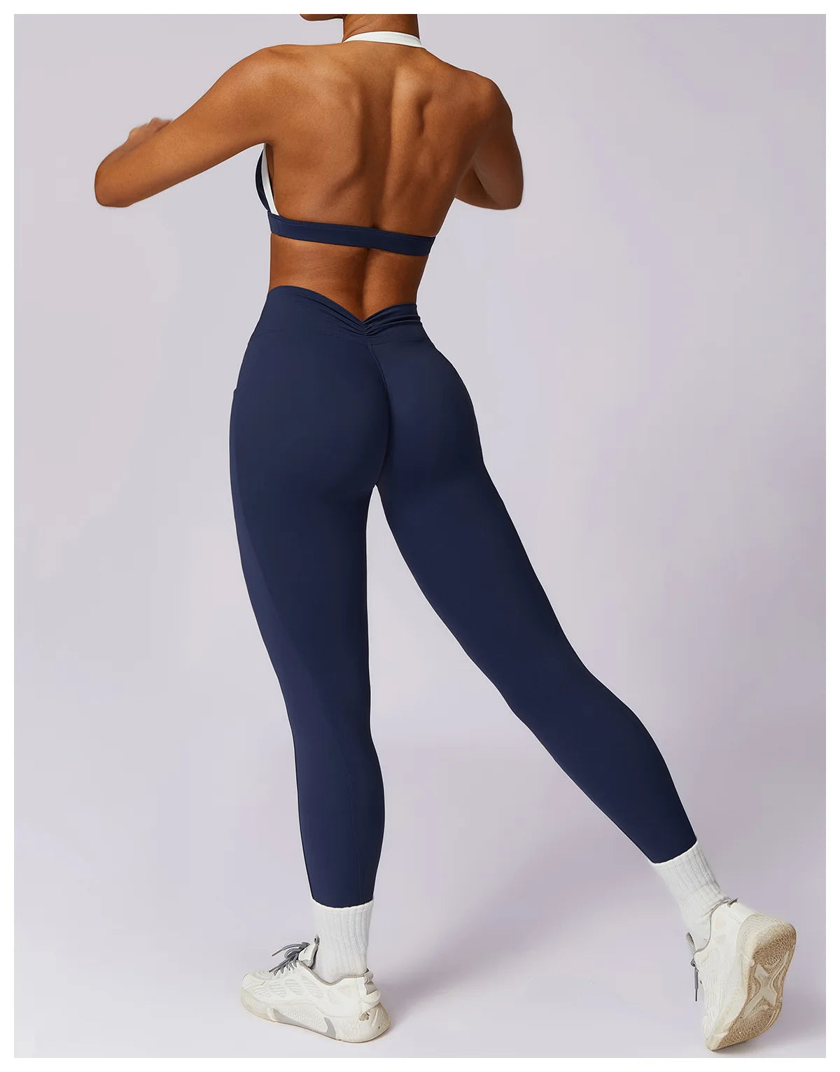 2 Pcs Conjunto de Ginástica Mulheres Treino Sem Encosto Yoga Terno Mulheres Secagem Rápida Legging Fitness Sutiã Camisa de Manga Curta Terno Esportivo Feminino