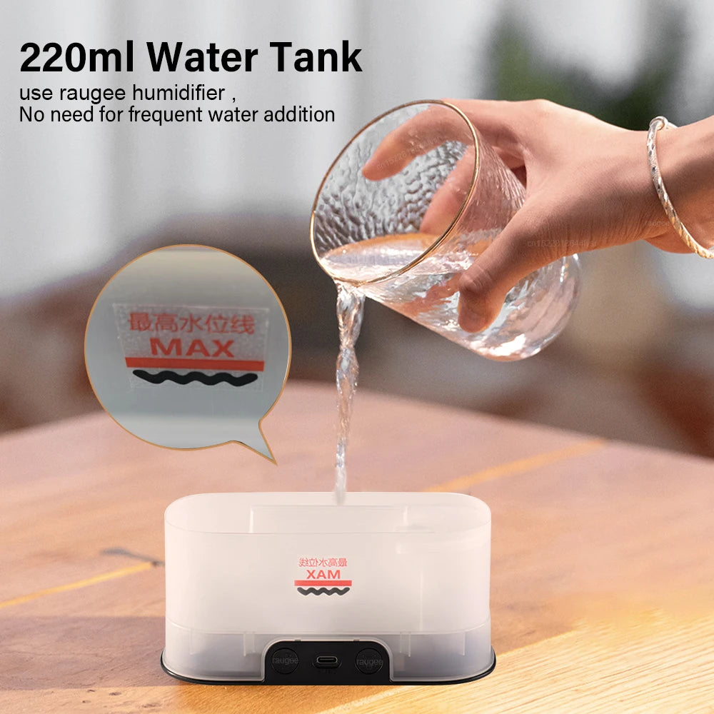 Humidificador de Aromas com Chama Difusor