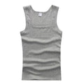 Venda imperdível de roupas masculinas de verão, camiseta básica elástica feminina, camiseta masculina sem mangas de algodão puro, camiseta fitness para musculação