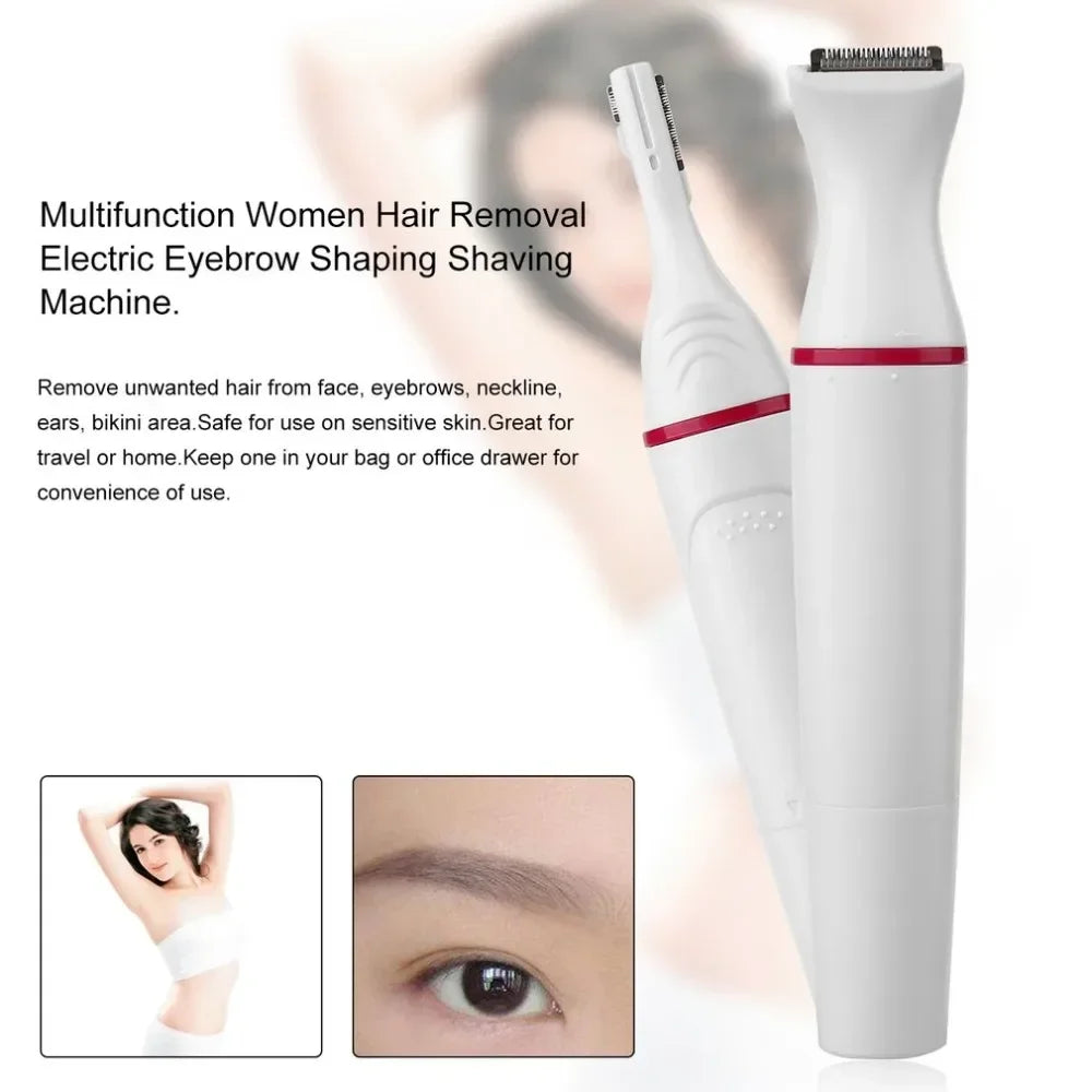 5 em 1 Conjunto Mulheres Depilador Aparador de Sobrancelha Feminino Lady Shaver Depilação Máquina de Barbear Depilador Biquíni Ferramenta Depilatória