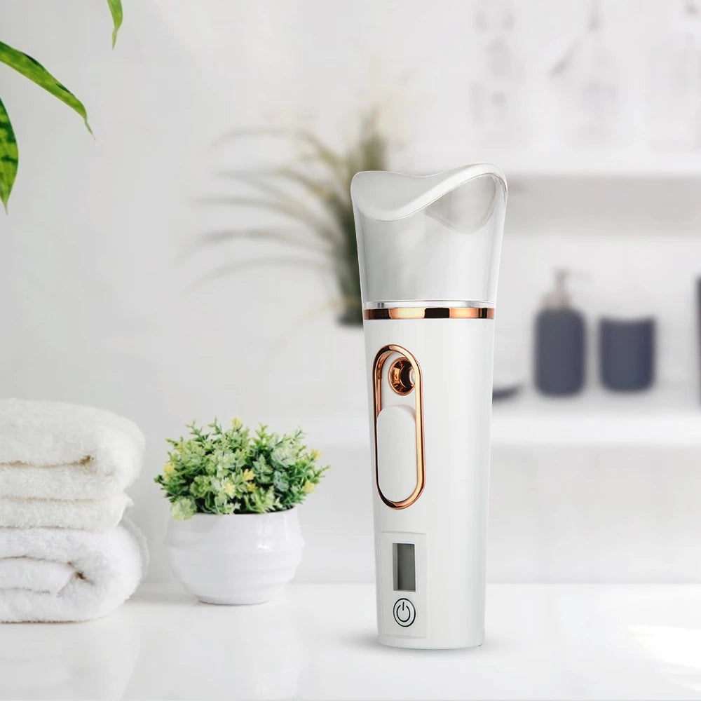 Mini Nebulizador Facial Nano Teste de Pele