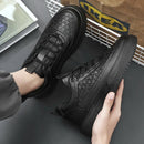 Plataforma ao ar livre Homens Tênis Casuais Moda Sapatos de Corrida Brancos Respiráveis Sapatos Esportivos Masculinos Sapatos de Caminhada Leve Tênis