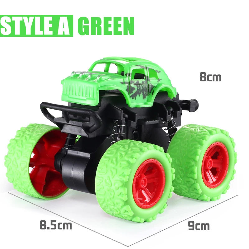 Puxe para trás o carro de brinquedo Rotação inercial do carro Veículo off-road com tração nas quatro rodas SUV Racing Power Car Toy CarGift para crianças
