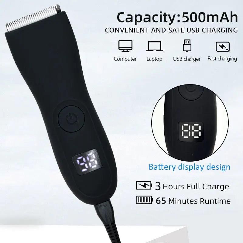 Aparador de Cabelo para Homens Áreas Íntimas Zonas Lugares Depilador Barbeador Elétrico Máquina de Barbear para Homem Barba Depilação Corte
