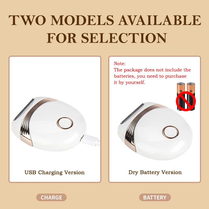 Epilador Elétrico para Remoção de Pelos para Mulheres, Cortador de Pelos, Depilador, Para Virilha, Axilas, Braços, Pernas, Rosto e Partes Íntimas, Lâmina para Mulheres