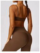 Sexy Fitness Treino Mulheres Conjunto de Ioga Treino Sem Costura Sportswear Roupas de Ginástica Sutiã Esportivo Top Leggings de Cintura Alta Ternos Esportivos