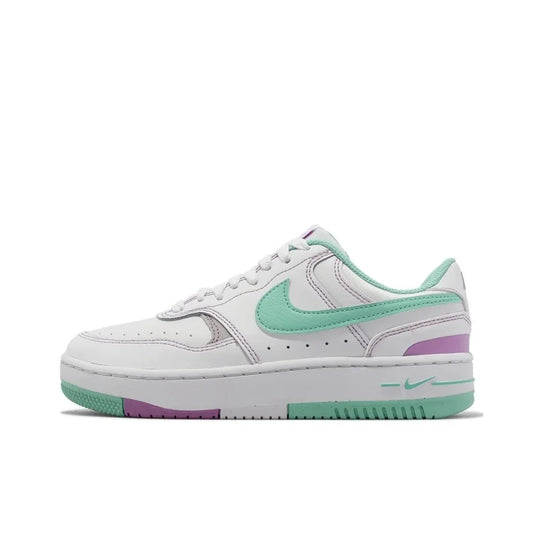 Nike branco verde colorway Gamma Force Sapatos de placa de baixa moda confortáveis antiderrapantes resistentes ao desgaste Modelos masculinos e femininos