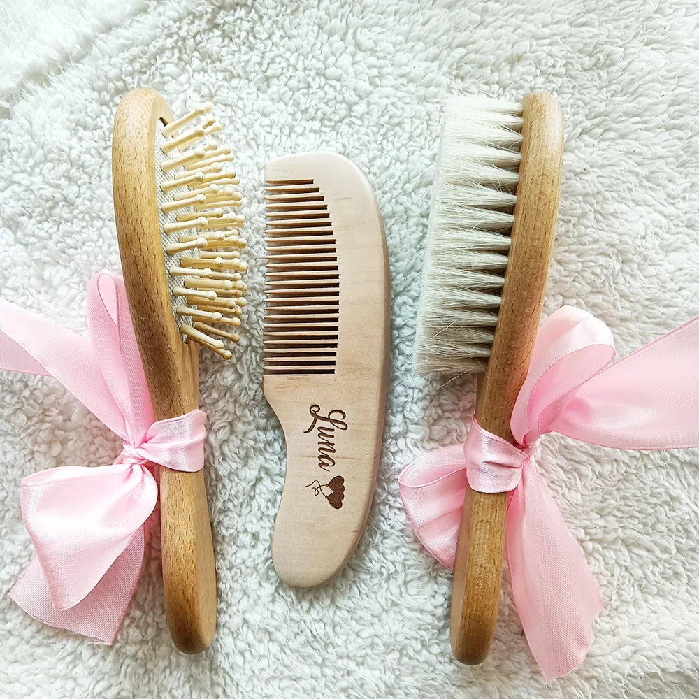 Escova de Cabelo para Bebê Personalizada