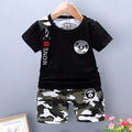 Verão Bebê Menino Roupas Ternos Crianças Infantil Camo Conjunto de Manga Curta T-shirt + Shorts Meninos da Criança Moda Conjuntos de Roupas Casuais