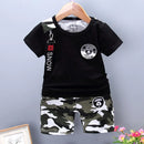 Verão Bebê Menino Roupas Ternos Crianças Infantil Camo Conjunto de Manga Curta T-shirt + Shorts Meninos da Criança Moda Conjuntos de Roupas Casuais