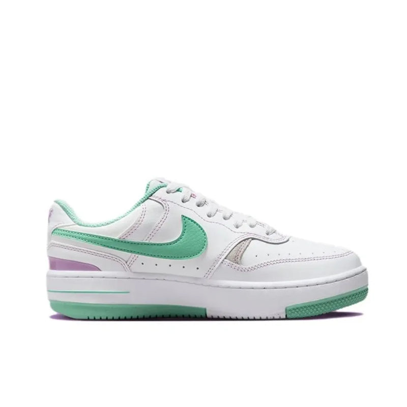Nike branco verde colorway Gamma Force Sapatos de placa de baixa moda confortáveis antiderrapantes resistentes ao desgaste Modelos masculinos e femininos