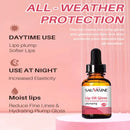 Sérum Óleo Potencializador de Lábios com Ácido Hialurônico Hidratante, Apimentador Sex, Potencializador de Volume, Estimulante Livre, Clareador, Suavizador de Linhas