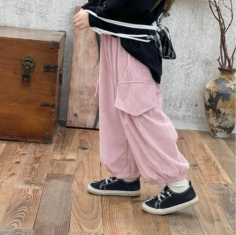 Calças para Bebês Meninos e Meninas 2024 Macacão de Bebê Simples para Meninos Legais Primavera e Outono Crianças Roupas Infantis Inferiores