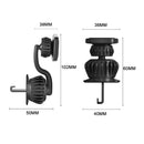 Suporte para Celular Móvel, Suporte Magnético Forte para Carro, Bracket Redondo Dobrável 720° para Celulares Universais, Suportes para Montar no Carro Novo