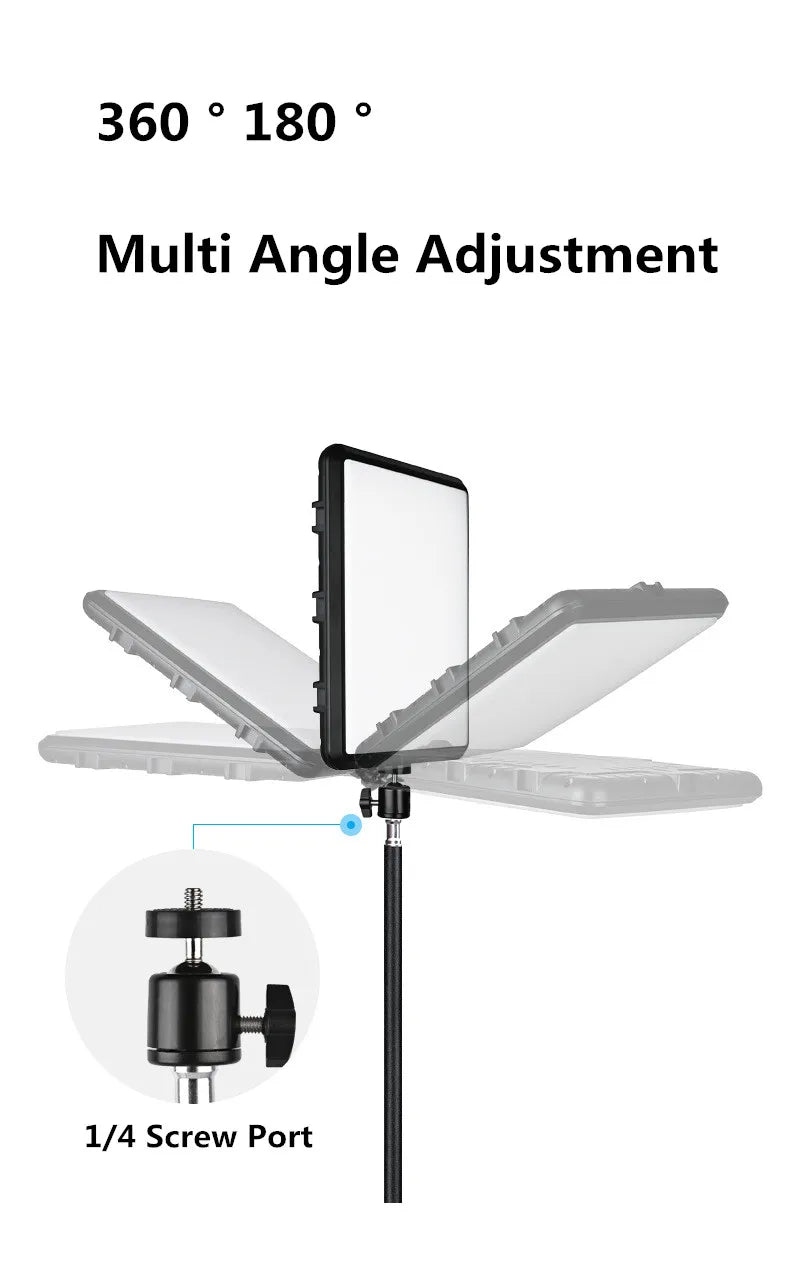 Luz de Videoconferência LED para Fotografia, Luz de Preenchimento Dimmable para Estúdio de Fotografia, Lâmpada de Preenchimento para Transmissão ao Vivo no Tiktok e Youtube
