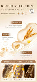 Máscara de Cabelo Mágica Profissional 5 Segundos Care Suave Natural Reparação Previne Ressecamento, Pontas Duplas, Danos e Frizz 2025