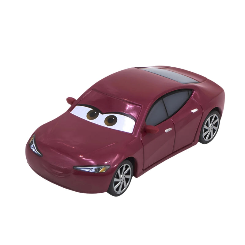 Disney Pixar Cars 3 Lightning Mcqueen Smokey Chick Hicks Collection 1:55 Veículos Diecast Alloy Car Toys Modelo Para Crianças Presente