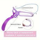 Molde de Sobrancelha 8 em 1 Reutilizável, Carimbo de Sobrancelha, Conjunto de Modelos para Maquiagem, Ferramentas para Maquiagem de Sobrancelhas