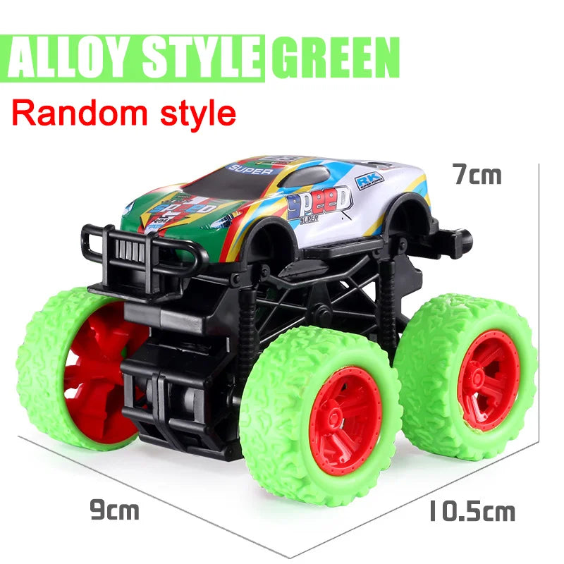 Puxe para trás o carro de brinquedo Rotação inercial do carro Veículo off-road com tração nas quatro rodas SUV Racing Power Car Toy CarGift para crianças