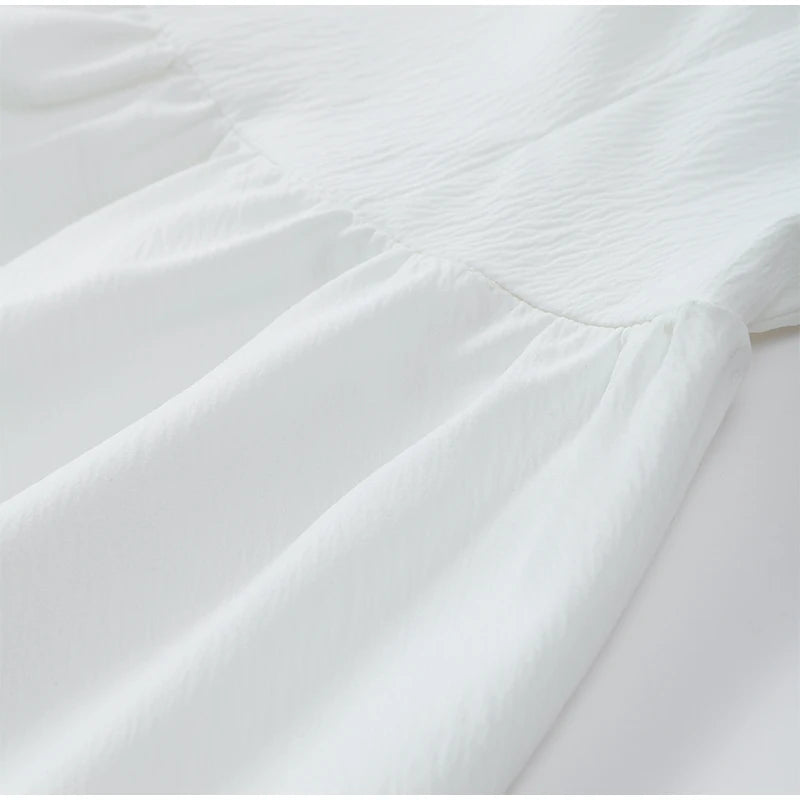 Elegante Branco Plissado A Linha Grande Hem Vestido de Festa Moda Feminina Slash Neck Slim Backless Vestidos 2025 Vestes Femininas Do Clube Verão