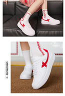 Xtep Homens Sapatos de Skate Antiderrapante Casual Branco Casal Tênis de Skate Masculino Feminino Sapatos de Marca de Luxo 881219319851