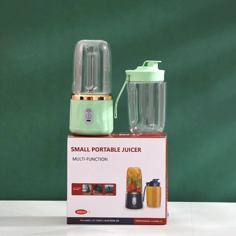Liquidificador Portátil de Suco Usb Recarregável, Máquina de Copo de Suco com 6 Lâminas, Liquidificador Automático de Smoothie de Frutas