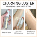 Óleo iluminador corporal líquido com brilho maquiagem 4 Cores Spray de Glitter Óleo Loção brilho cosméticos Spray de Glitter Corporal Óleo Loção