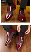 Oxford Sapatos Masculinos de Luxo Laca Sapato de Casamento Apontado Dedo Do Pé Sapatos de Vestido para Homens Clássicos Homens de Negócios Sapatos de Couro Tamanho Grande 38-48