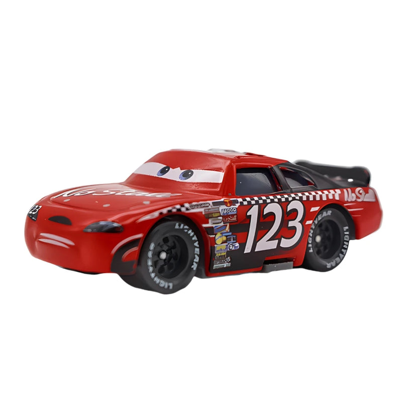 Disney Pixar Cars 3 Lightning Mcqueen Smokey Chick Hicks Collection 1:55 Veículos Diecast Alloy Car Toys Modelo Para Crianças Presente