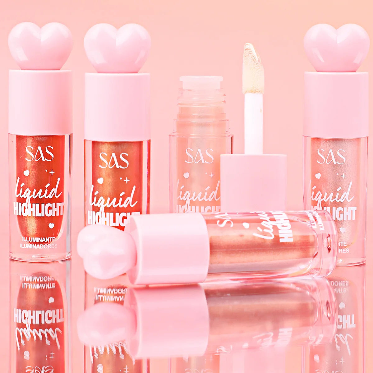 Iluminador Líquido para Contorno Facial Maquiagem Brilho